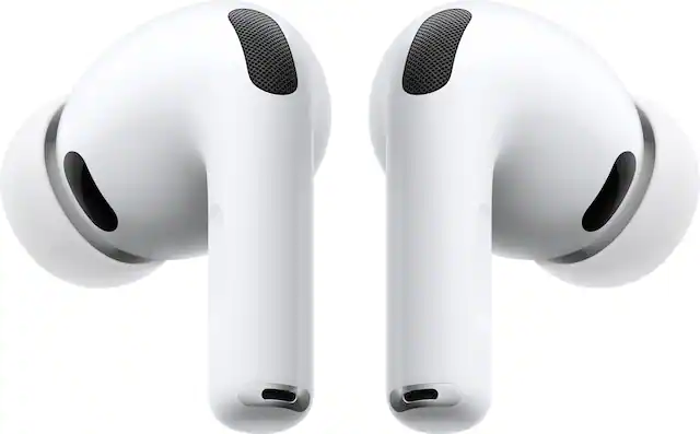 Apple - AirPods Pro 3, Wireless Active Noise Cancelling Earbuds with Heart Rate Sensing Feature - White